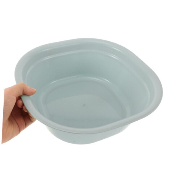 Square Thickened Plastic Wash Basin 10L for Household Use Lightweight Multipurpose Dish Pan Compact Space Saving Design